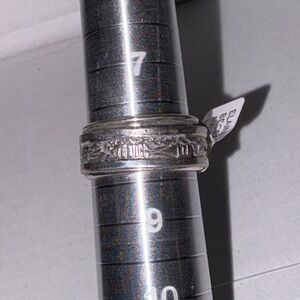 Elaine Becenti Navajo Made Sterling Silver Storyteller Spinner Ring size 8
